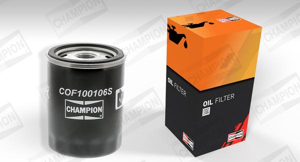 Champion COF100106S - Масляный фильтр avtokuzovplus.com.ua