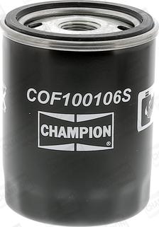 Champion COF100106S - Масляний фільтр autocars.com.ua