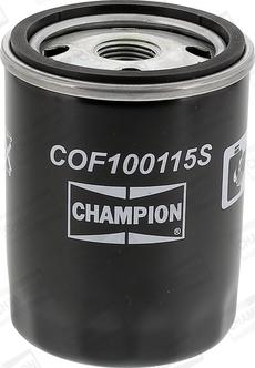 Champion COF100115S - Масляний фільтр autocars.com.ua