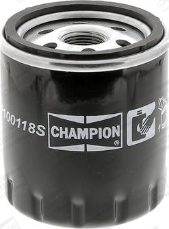 Champion COF100118S - Фільтр масляний двигуна CITROEN -F118 вир-во CHAMPION autocars.com.ua
