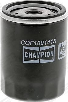 Champion COF100141S - Фільтр масляний двигуна NISSAN PRIMERA I -96. MICRA II. III 92-10 вир-во CHAMPION autocars.com.ua