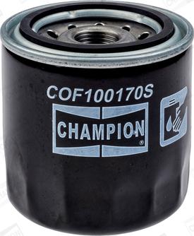 Champion COF100170S - Фільтр масляний двигуна MATIZ -C170 вир-во CHAMPION autocars.com.ua