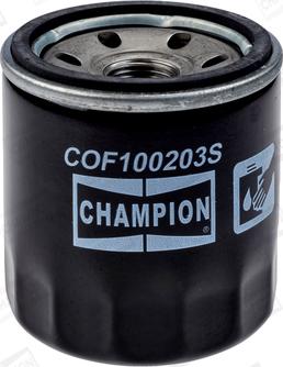 Champion COF100203S - Масляний фільтр autocars.com.ua
