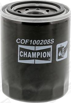 Champion COF100208S - Масляний фільтр autocars.com.ua