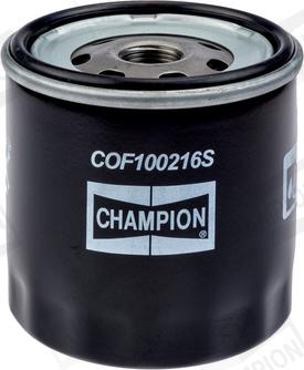 Champion COF100216S - Масляний фільтр autocars.com.ua