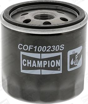 Champion COF100230S - Масляный фильтр avtokuzovplus.com.ua