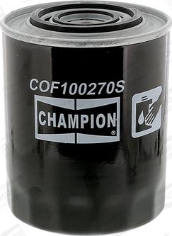 Champion COF100270S - Масляний фільтр autocars.com.ua