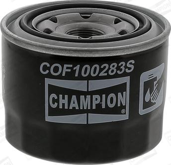 Champion COF100283S - Масляный фильтр avtokuzovplus.com.ua