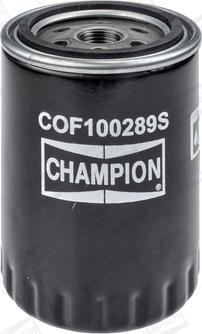Champion COF100289S - Масляний фільтр autocars.com.ua