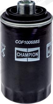 Champion COF100688S - Масляный фильтр avtokuzovplus.com.ua