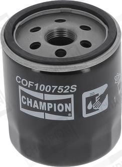 Champion COF100752S - Масляний фільтр autocars.com.ua
