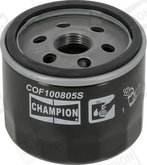 Champion COF100805S - Масляний фільтр autocars.com.ua