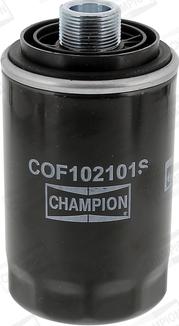 Champion COF102101S - Масляний фільтр autocars.com.ua