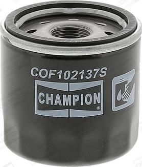 Champion COF102137S - Масляный фильтр avtokuzovplus.com.ua