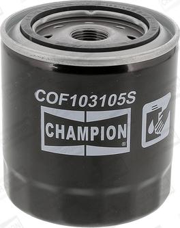 Champion COF103105S - Масляный фильтр avtokuzovplus.com.ua