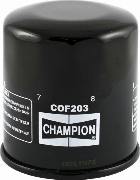 Champion COF203 - Масляный фильтр autodnr.net