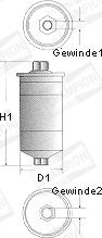 Champion L216/606 - Топливный фильтр autodnr.net