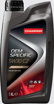 Champion Lubricants 8209611 - CHAMPION OEM SPECIFIC 5W30 C2 1Lх12 autocars.com.ua