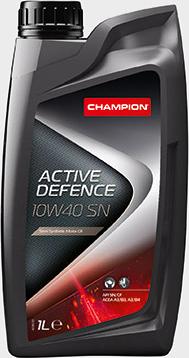 Champion Lubricants 8210853 - CHAMPION ACTIVE DEFENCE 10W40 SN 1Lх12 autocars.com.ua