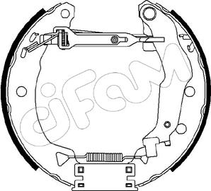 Cifam 151-030 - Комплект тормозных колодок, барабанные avtokuzovplus.com.ua