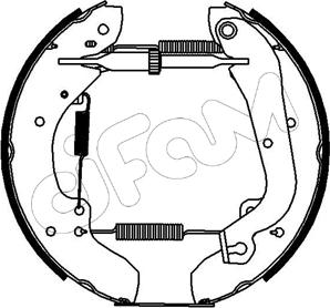 Cifam 151-103 - Комплект тормозных колодок, барабанные avtokuzovplus.com.ua