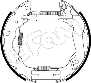 Cifam 151-212 - Комплект гальм, барабанний механізм autocars.com.ua