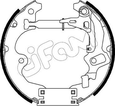 Cifam 151-503 - Комплект тормозных колодок, барабанные avtokuzovplus.com.ua
