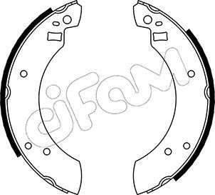 Cifam 153-104 - Комплект тормозных колодок, барабанные avtokuzovplus.com.ua