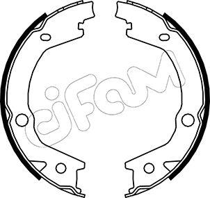 Cifam 153-184 - Комплект тормозов, ручник, парковка autodnr.net