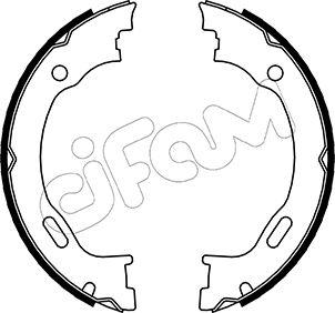 Cifam 153-242 - Комплект гальм, ручник, парковка autocars.com.ua