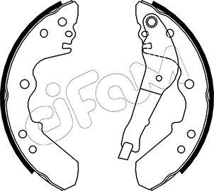 Cifam 153-310Y - Комплект гальм, барабанний механізм autocars.com.ua