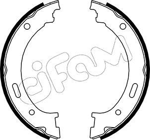 Cifam 153-361 - Комплект тормозов, ручник, парковка autodnr.net
