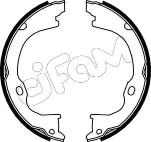 Cifam 153-363 - Комплект тормозов, ручник, парковка autodnr.net