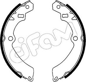 Cifam 153-397 - Комплект тормозных колодок, барабанные avtokuzovplus.com.ua