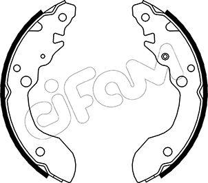 Cifam 153-402 - Комплект тормозных колодок, барабанные avtokuzovplus.com.ua