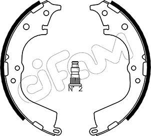 Cifam 153-428 - Комплект тормозных колодок, барабанные avtokuzovplus.com.ua