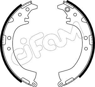 Cifam 153-429 - Комплект тормозных колодок, барабанные avtokuzovplus.com.ua