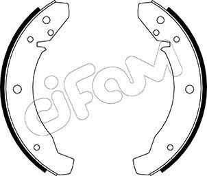 Cifam 153-458 - Комплект гальм, барабанний механізм autocars.com.ua