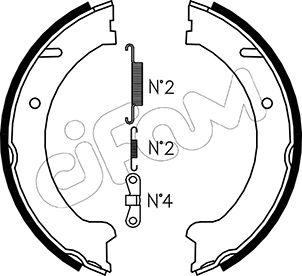 Cifam 153-480K - Комплект гальм, ручник, парковка autocars.com.ua
