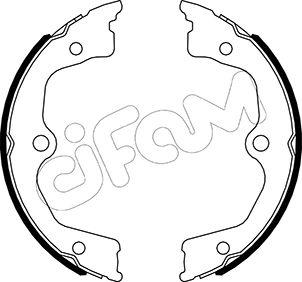 Cifam 153-495 - Комплект тормозов, ручник, парковка autodnr.net