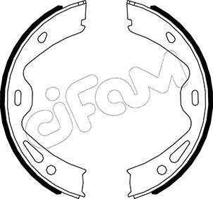 Cifam 153-512 - Комплект тормозов, ручник, парковка autodnr.net