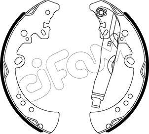 Cifam 153-550 - Комплект гальм, барабанний механізм autocars.com.ua