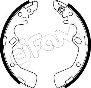 Cifam 153-580 - Комплект гальм, барабанний механізм autocars.com.ua