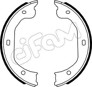 Cifam 153-587 - Комплект гальм, ручник, парковка autocars.com.ua