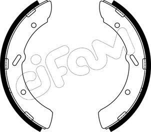 Cifam 153-706 - Комплект тормозных колодок, барабанные autodnr.net