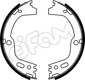 Cifam 153-756 - Комплект гальм, ручник, парковка autocars.com.ua