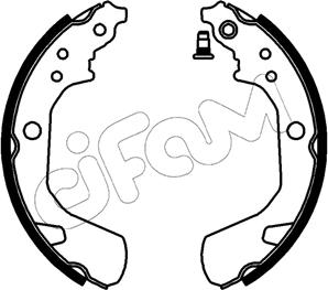 Cifam 153-770 - Комплект гальм, барабанний механізм autocars.com.ua