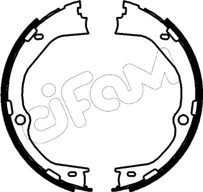 Cifam 153-780 - Комплект гальм, ручник, парковка autocars.com.ua
