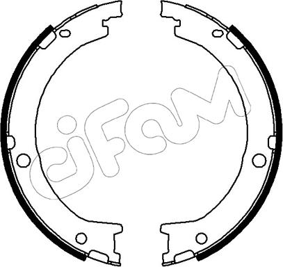 Cifam 153-783 - Комплект гальм, ручник, парковка autocars.com.ua