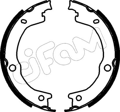 Cifam 153-788 - Комплект гальм, ручник, парковка autocars.com.ua